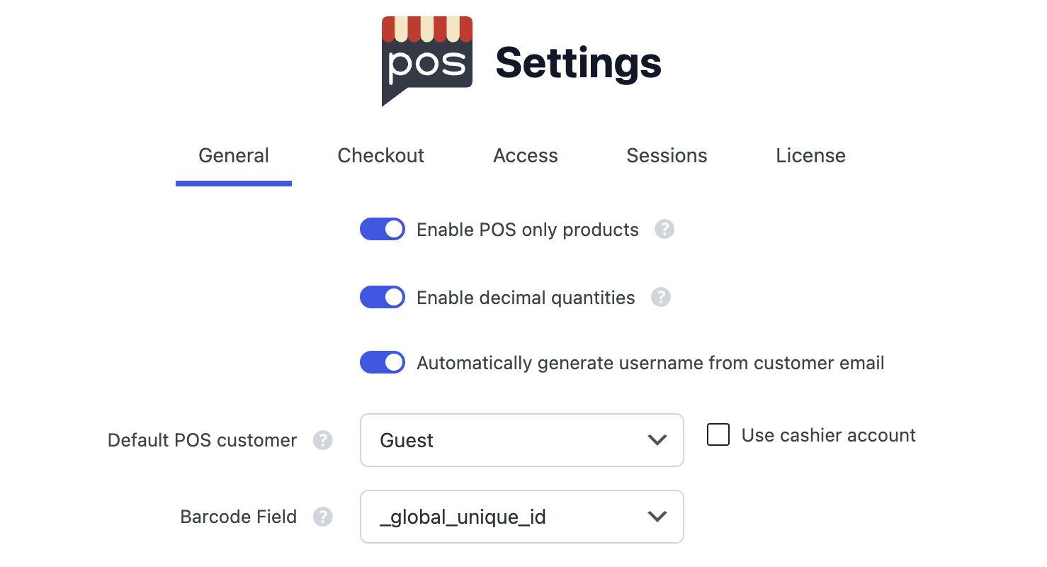 Configuración General en el WP Admin